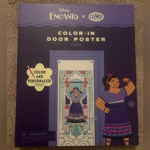Disney Encanto x Camp Luisa Color-In Canvas Poster